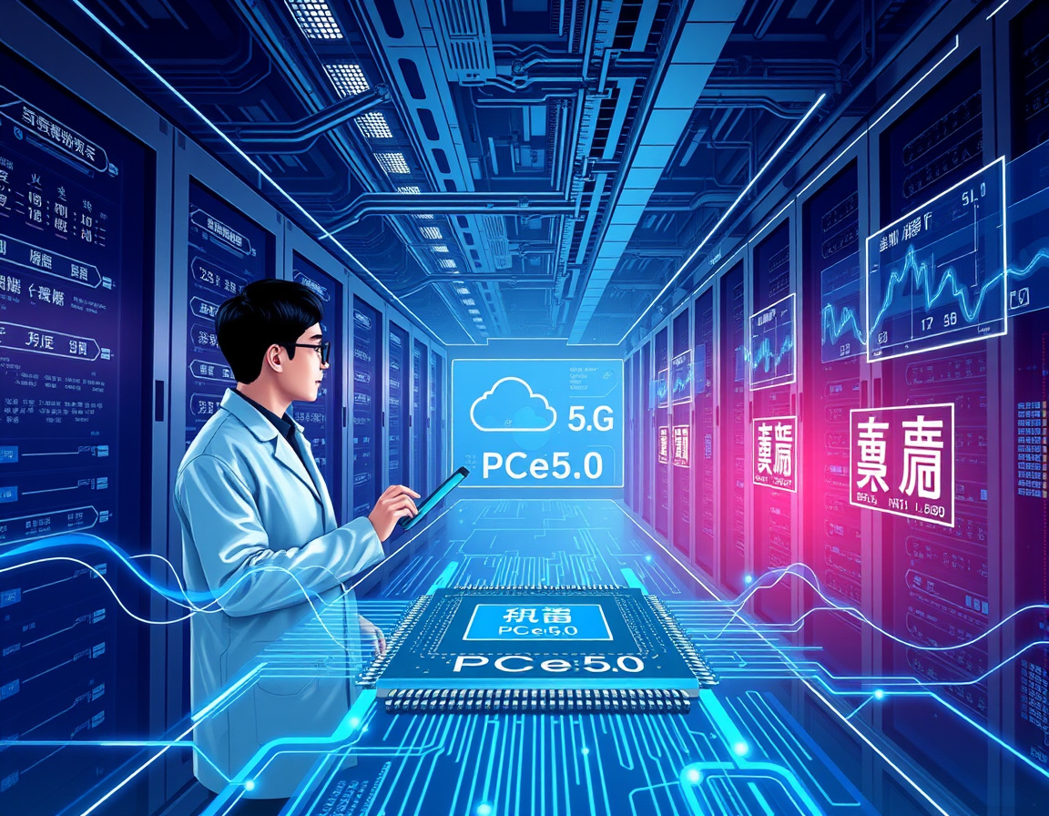 联芸科技PCIe5.0芯片应用示意