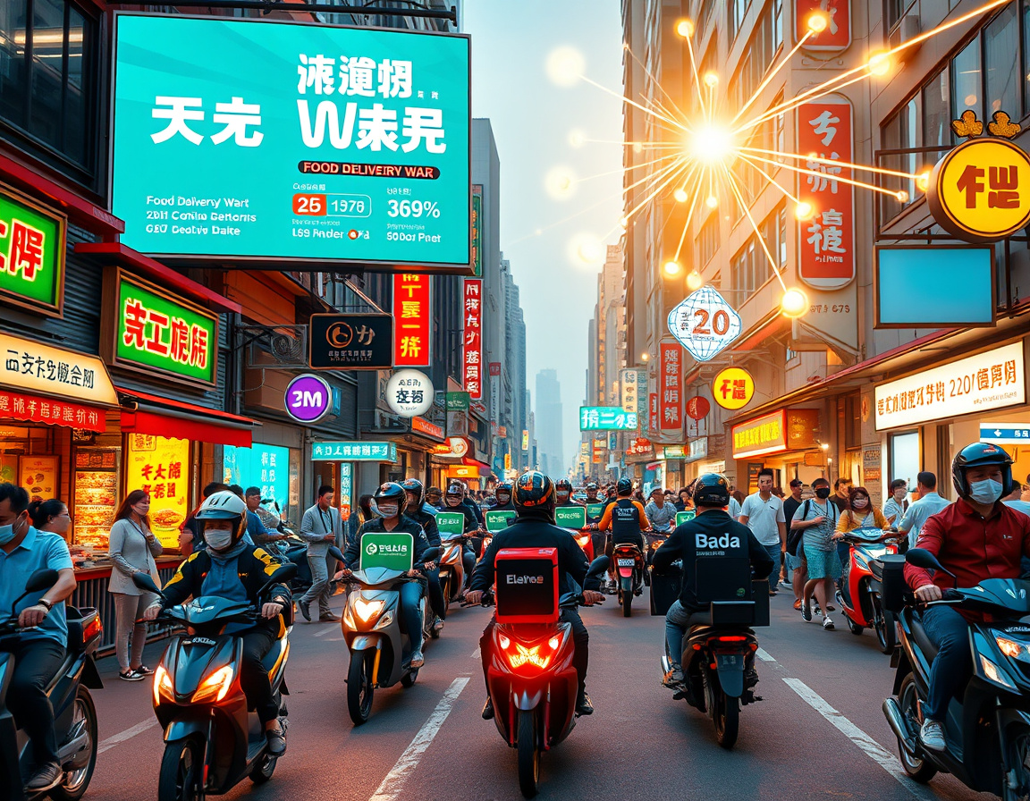 外卖大战格局图