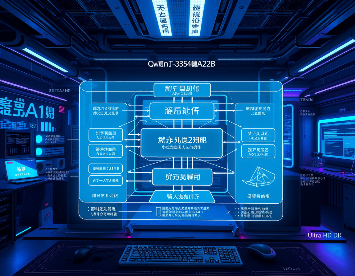 Qwen3-235B-A22B架构示意图
