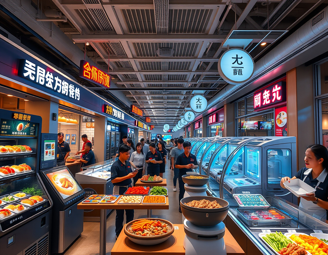 美团浣熊食堂与京东七鲜小厨的自营模式
