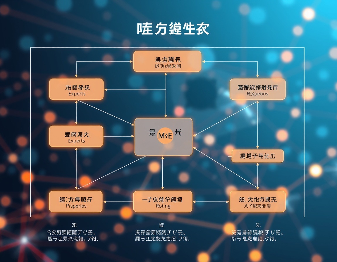混合专家（MoE）架构原理图