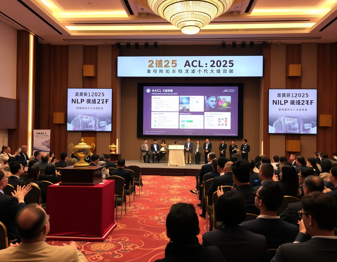 ACL 2025大会颁奖现场