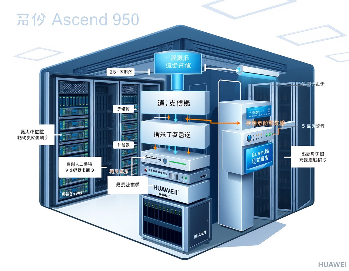 华为Ascend 950系统架构示意图