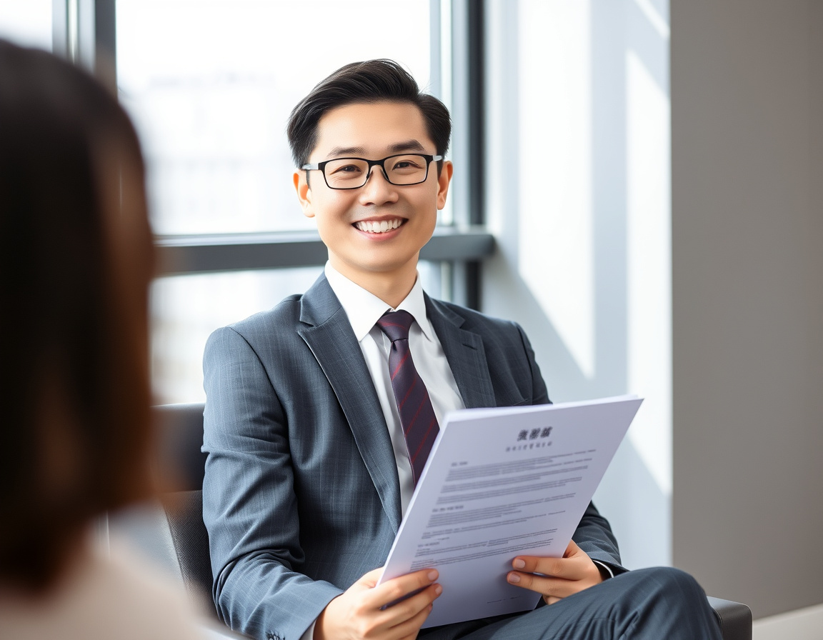 面试者信心满满 面试者信心满满