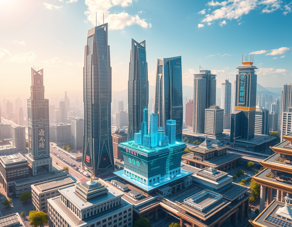 清华团队智能城市规划示意图 清华团队智能城市规划示意图