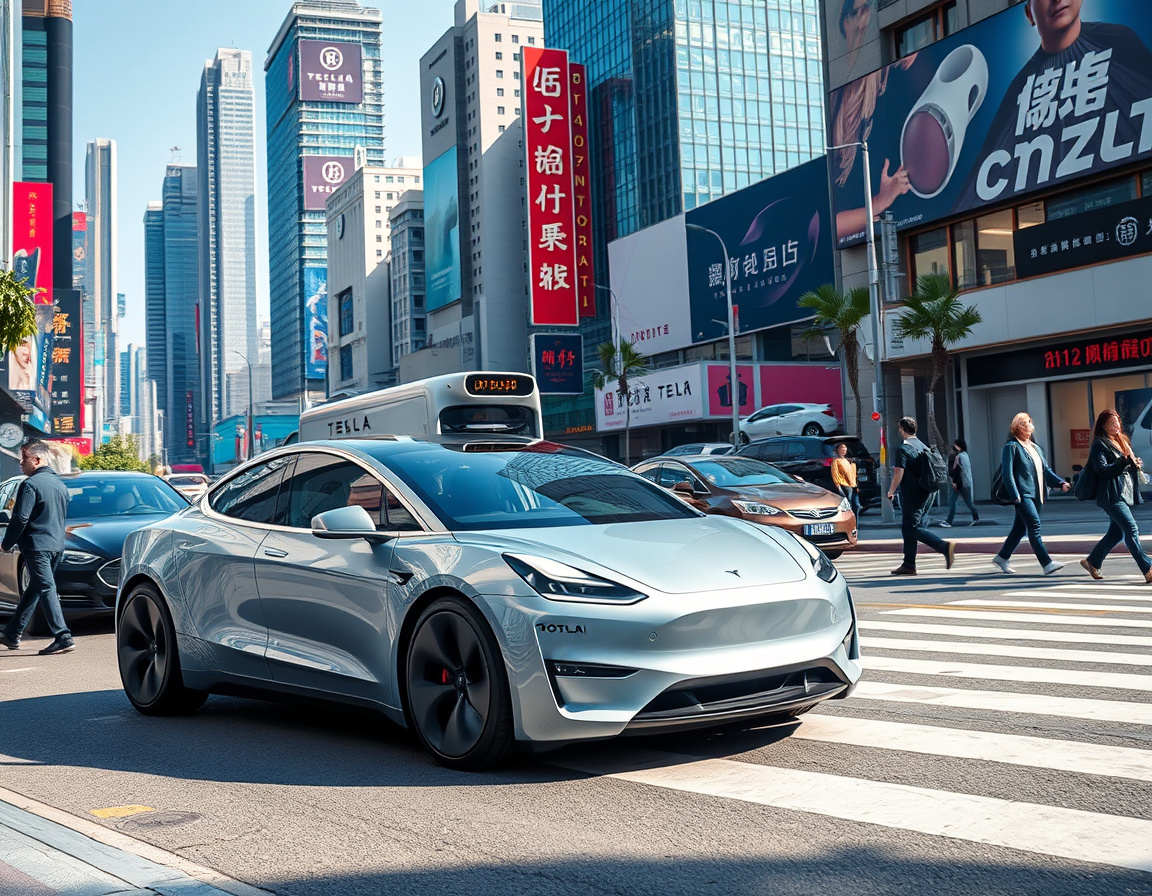 特斯拉Robotaxi试运营现场