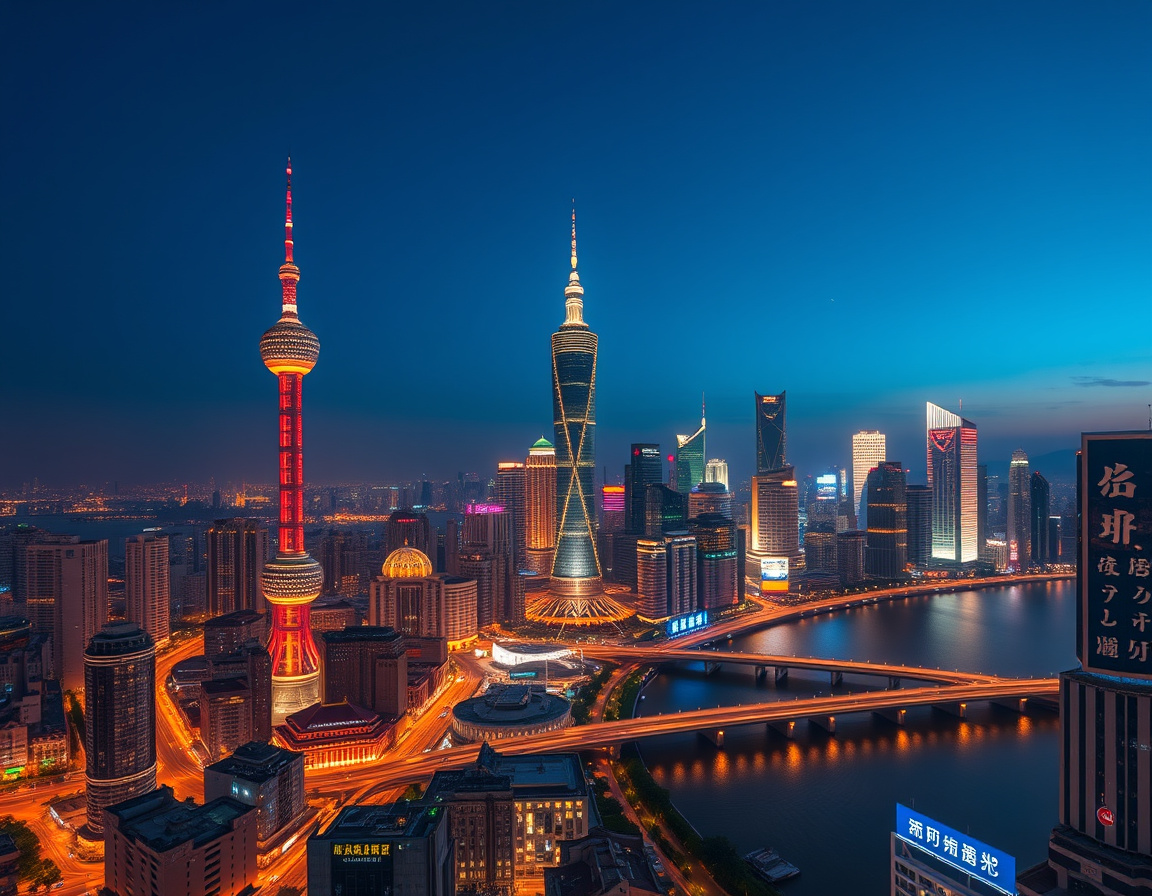 上海高楼夜景