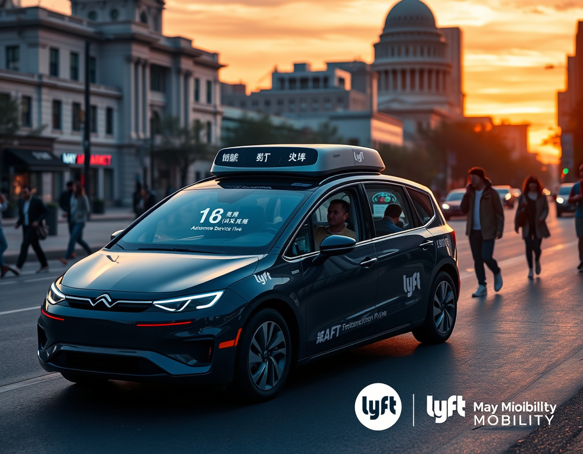 Lyft和May Mobility在亚特兰大联合启动自动驾驶服务