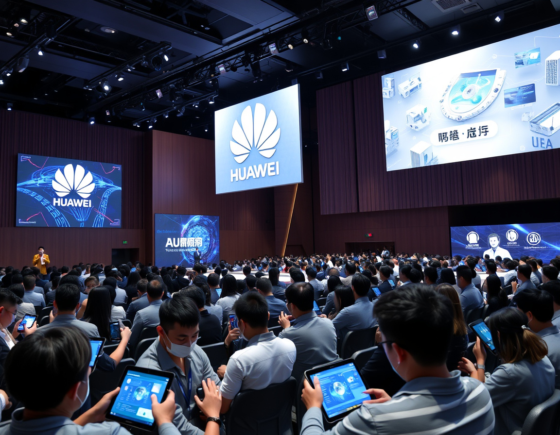 华为全联接大会现场