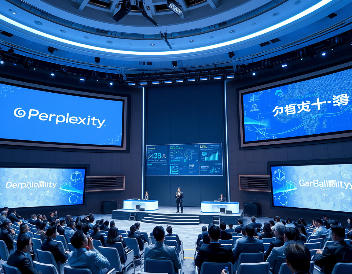 Perplexity融资发布会现场 Perplexity融资发布会现场