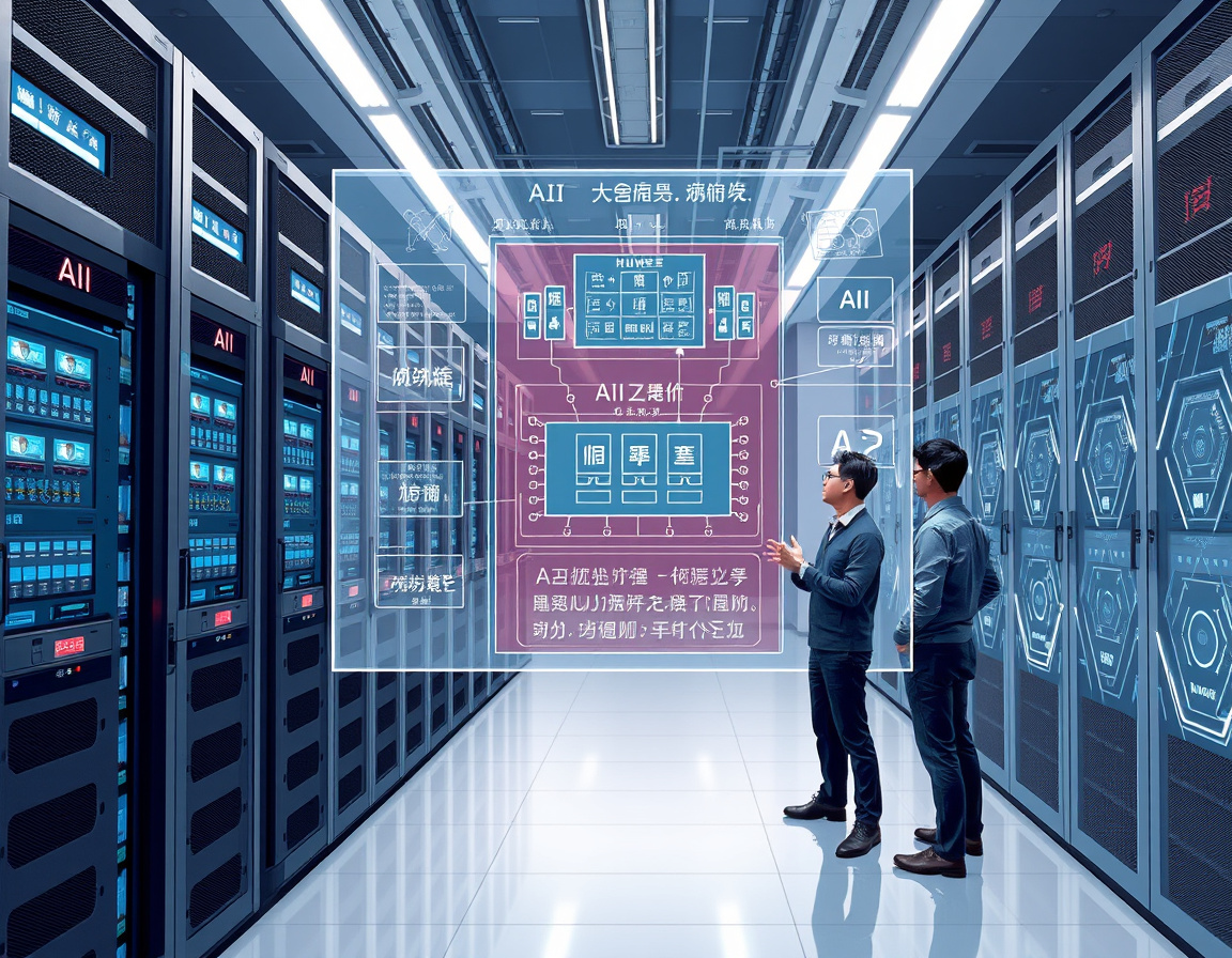 华为AI算力架构示意图