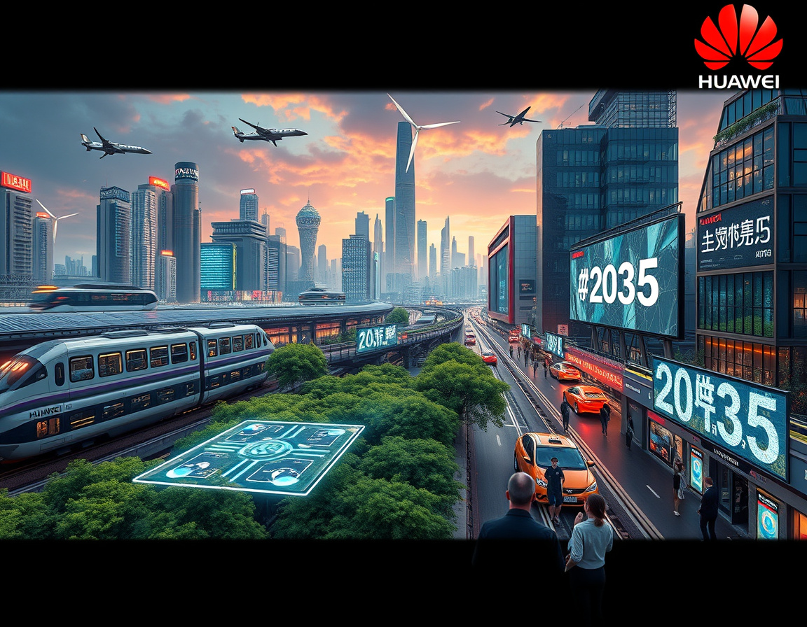 华为智能世界2035趋势图
