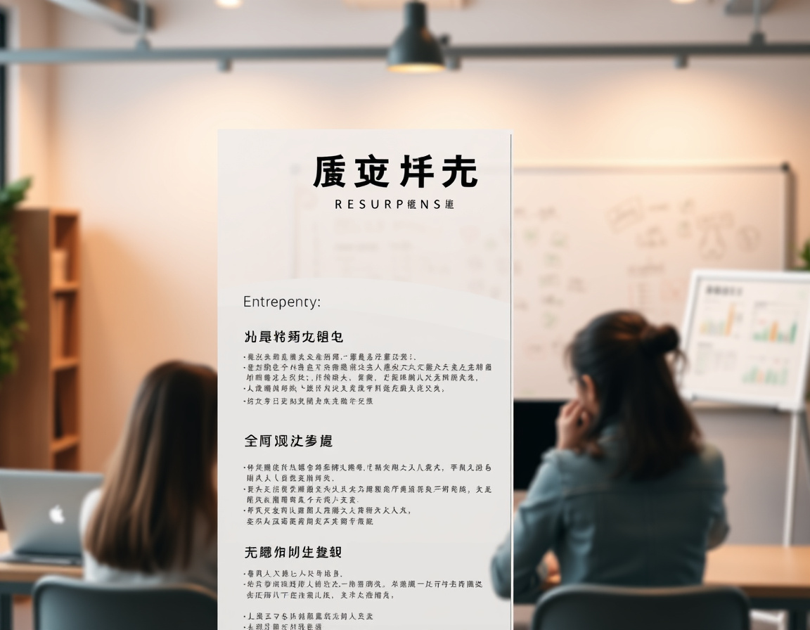 创业精神如何体现在简历中
