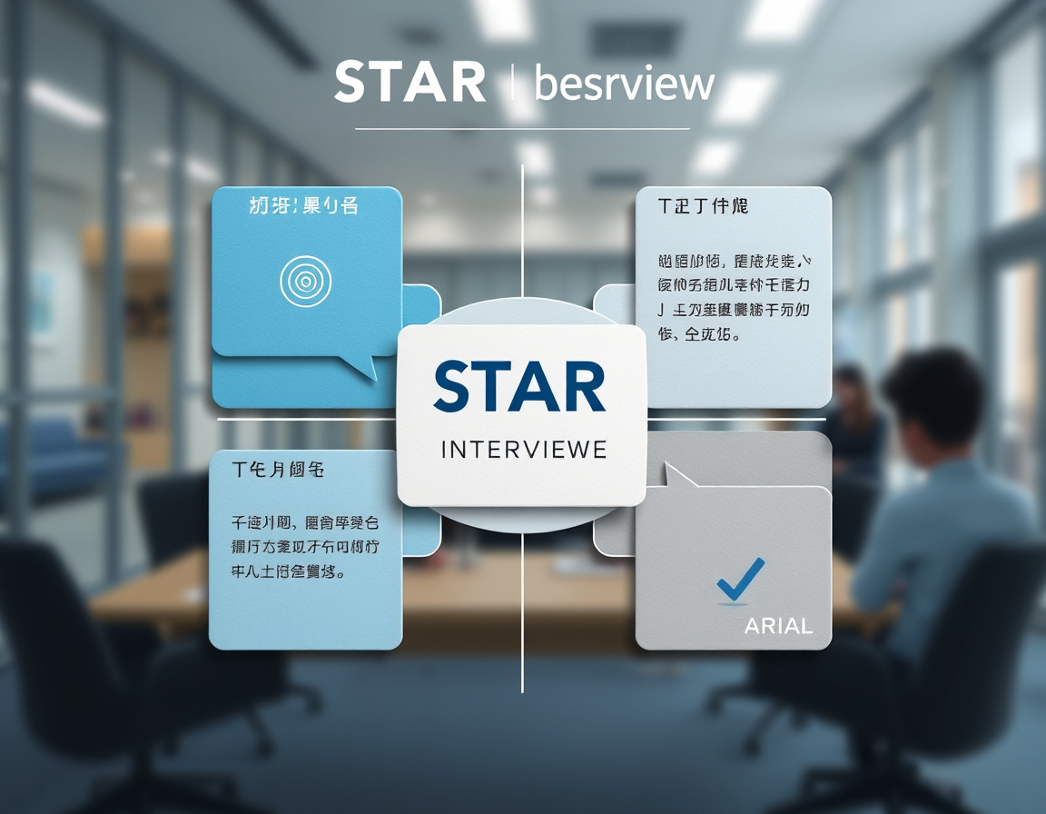 STAR面试技巧示意图