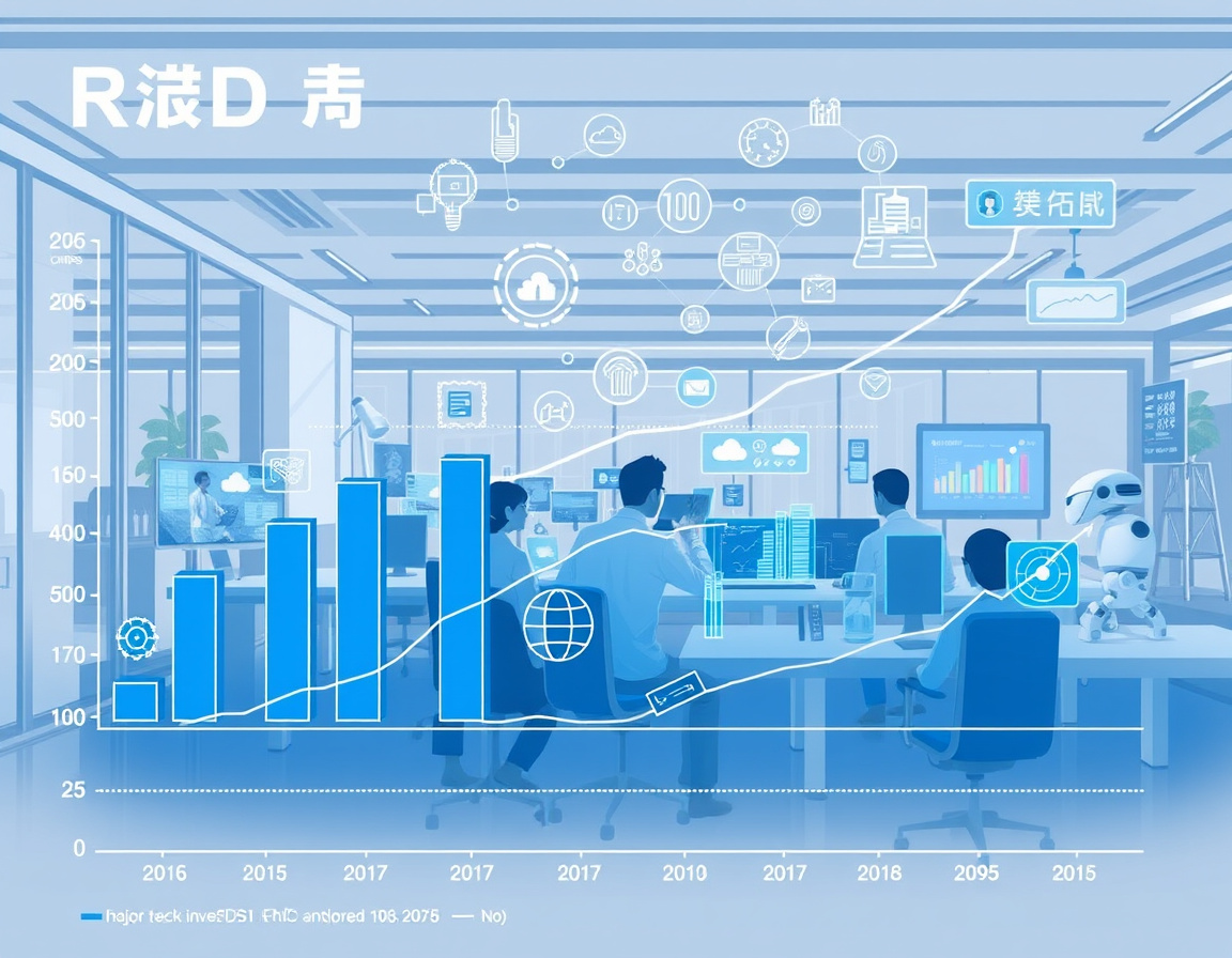 大厂研发投入趋势