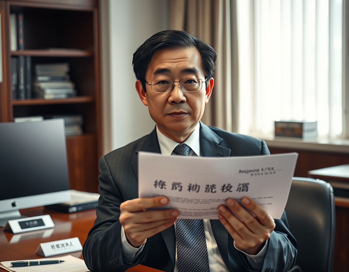 公务员签辞职信