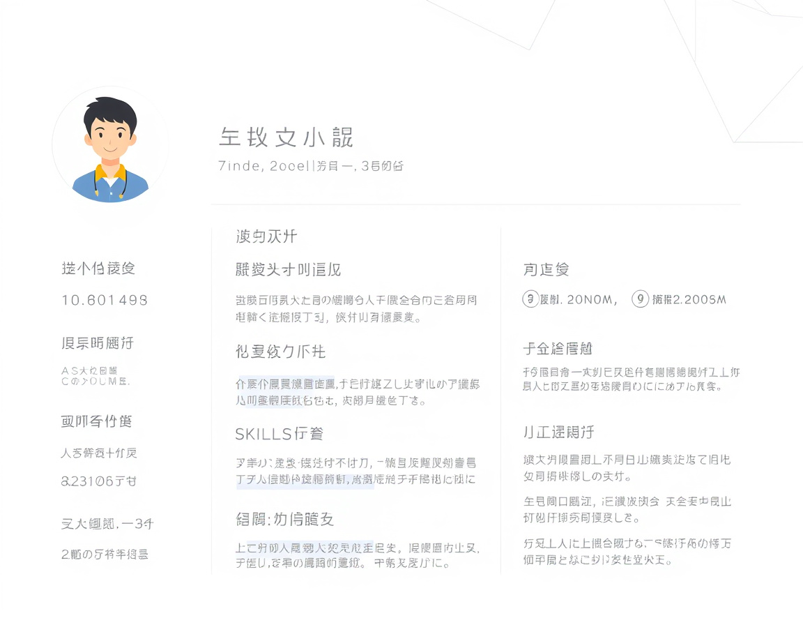 高效简历示意图