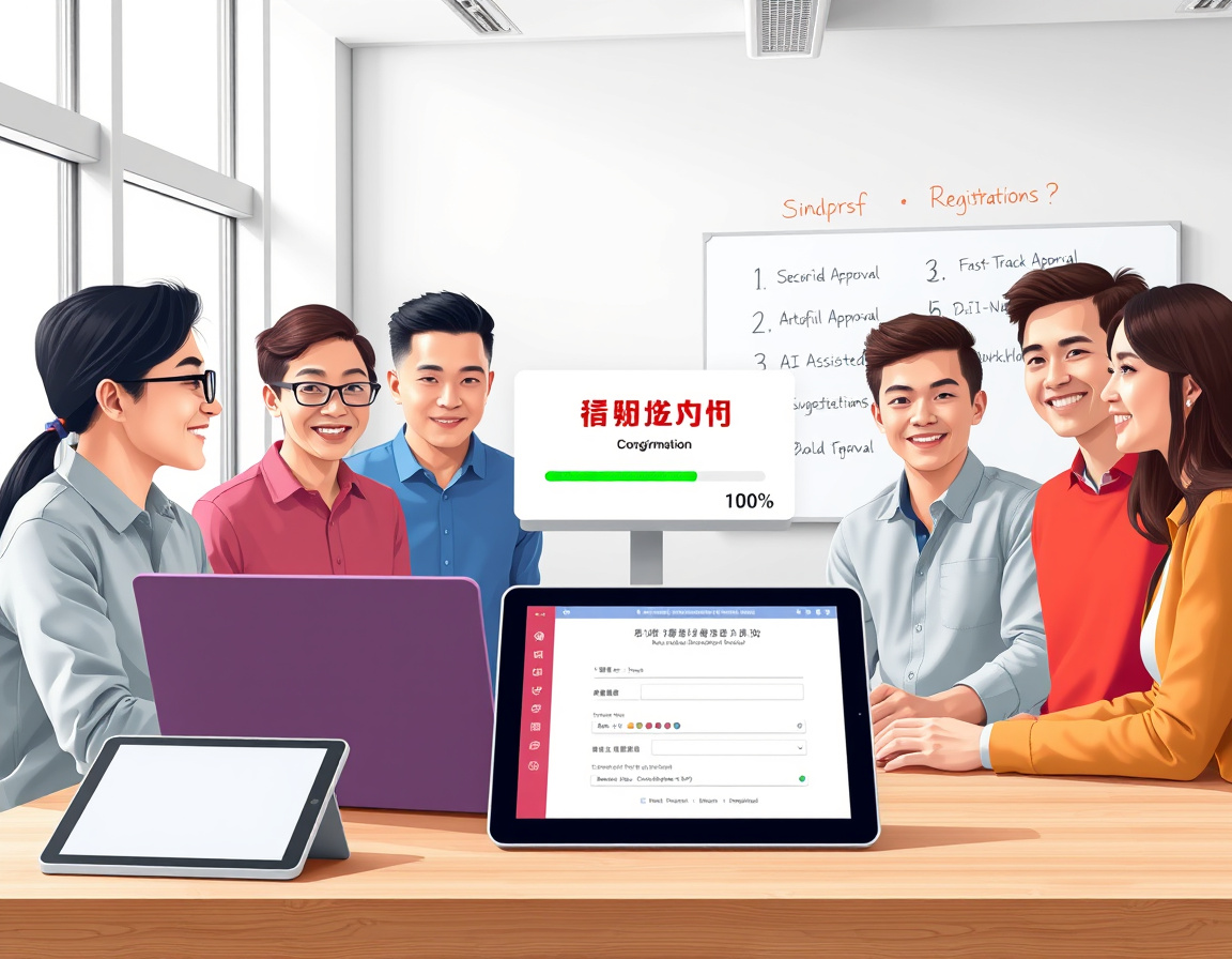 智能注册流程提升创业效率
