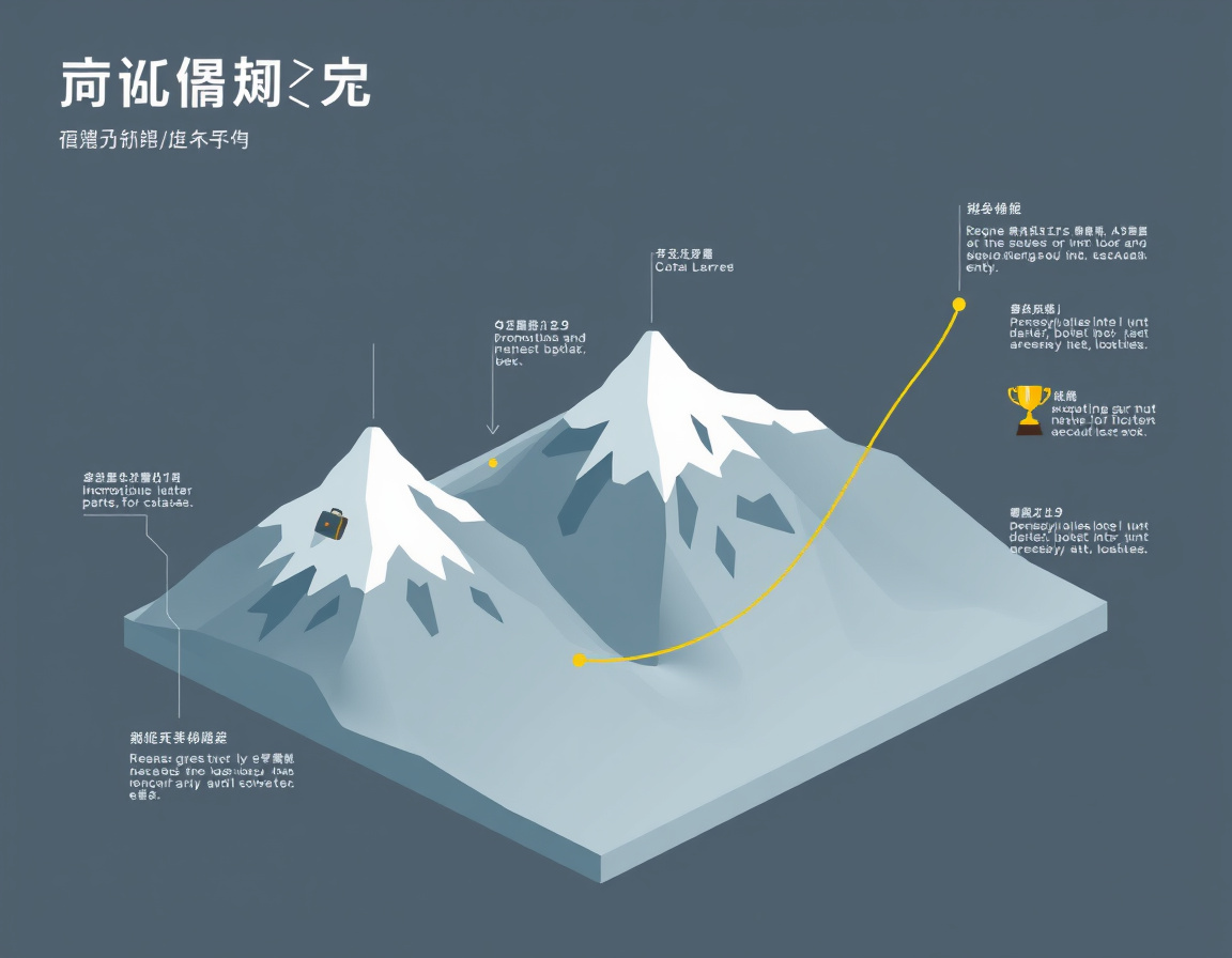 职场起伏象征图