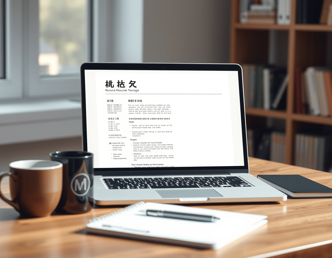 简历结构示例