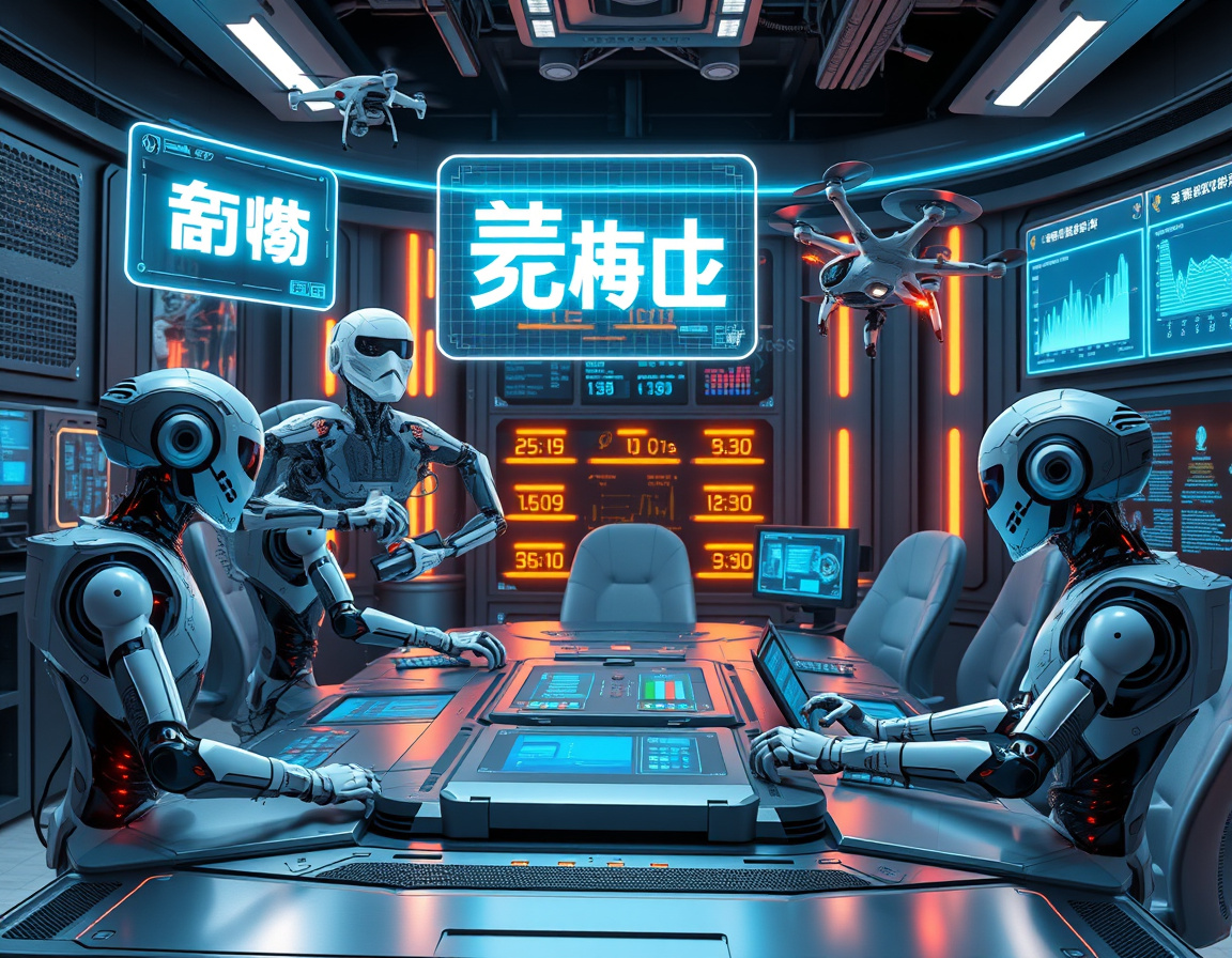 未来智能体协作示意