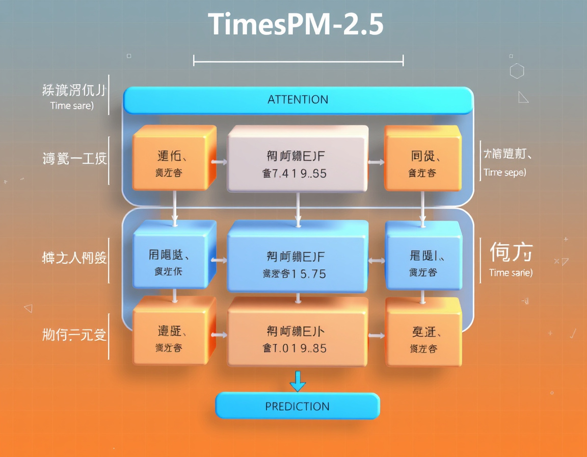 TimesFM-2.5模型架构示意