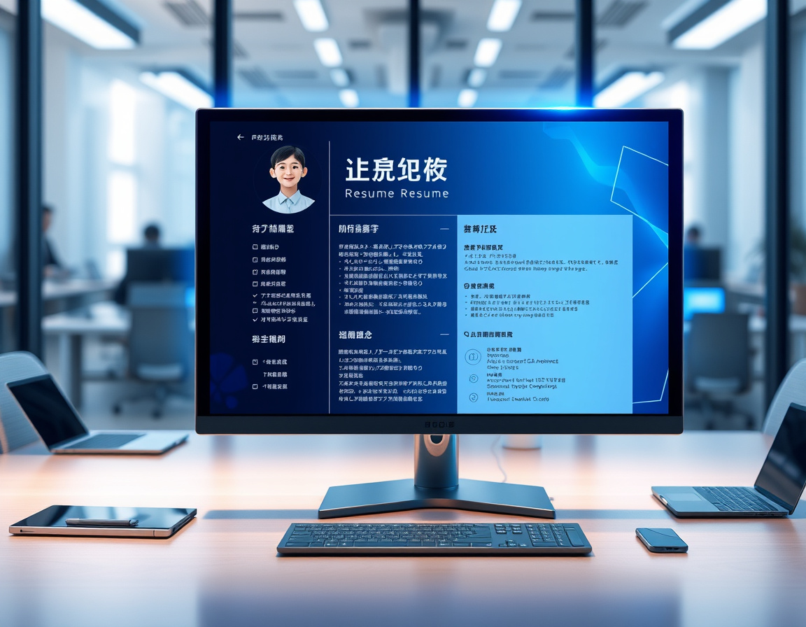 智能简历视觉动效展示