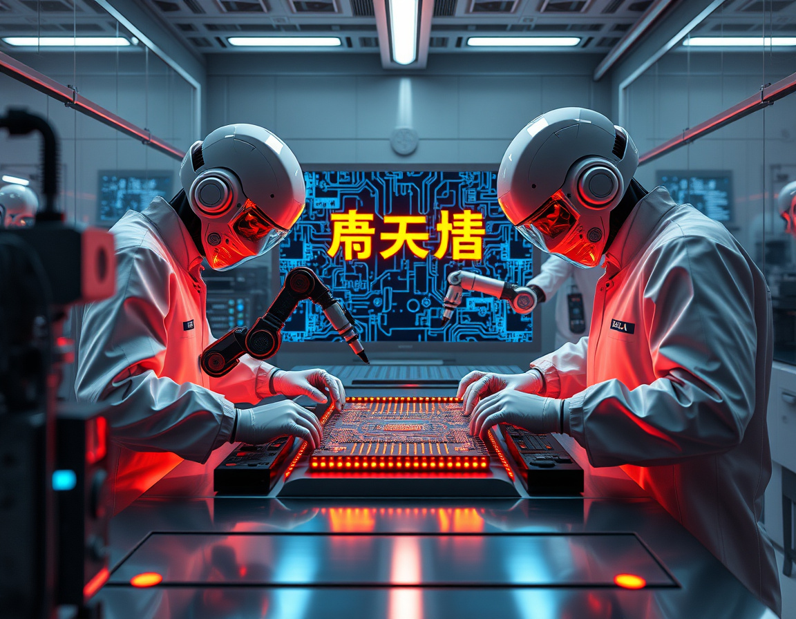 特斯拉芯片研发现场