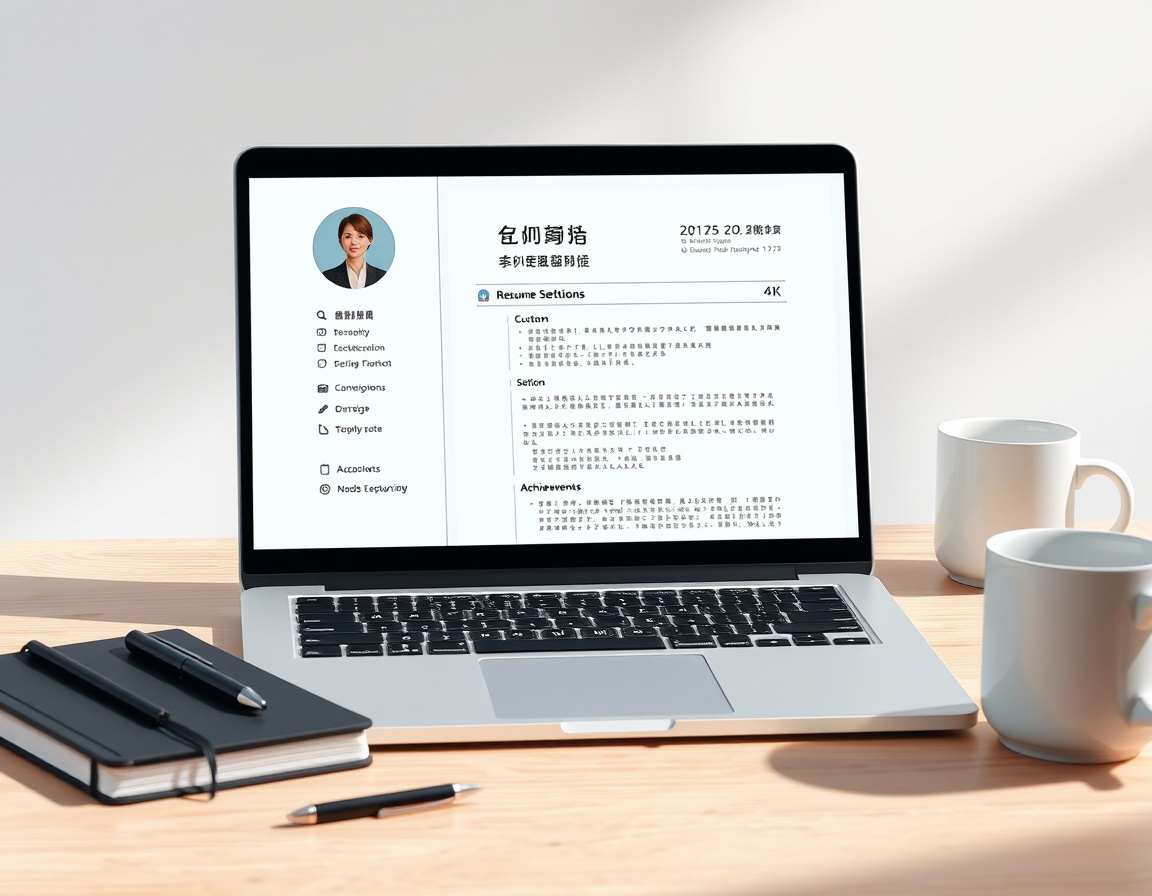 精准定制的简历示意图