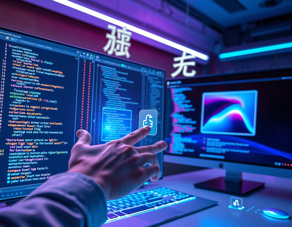 智能化前端开发示意