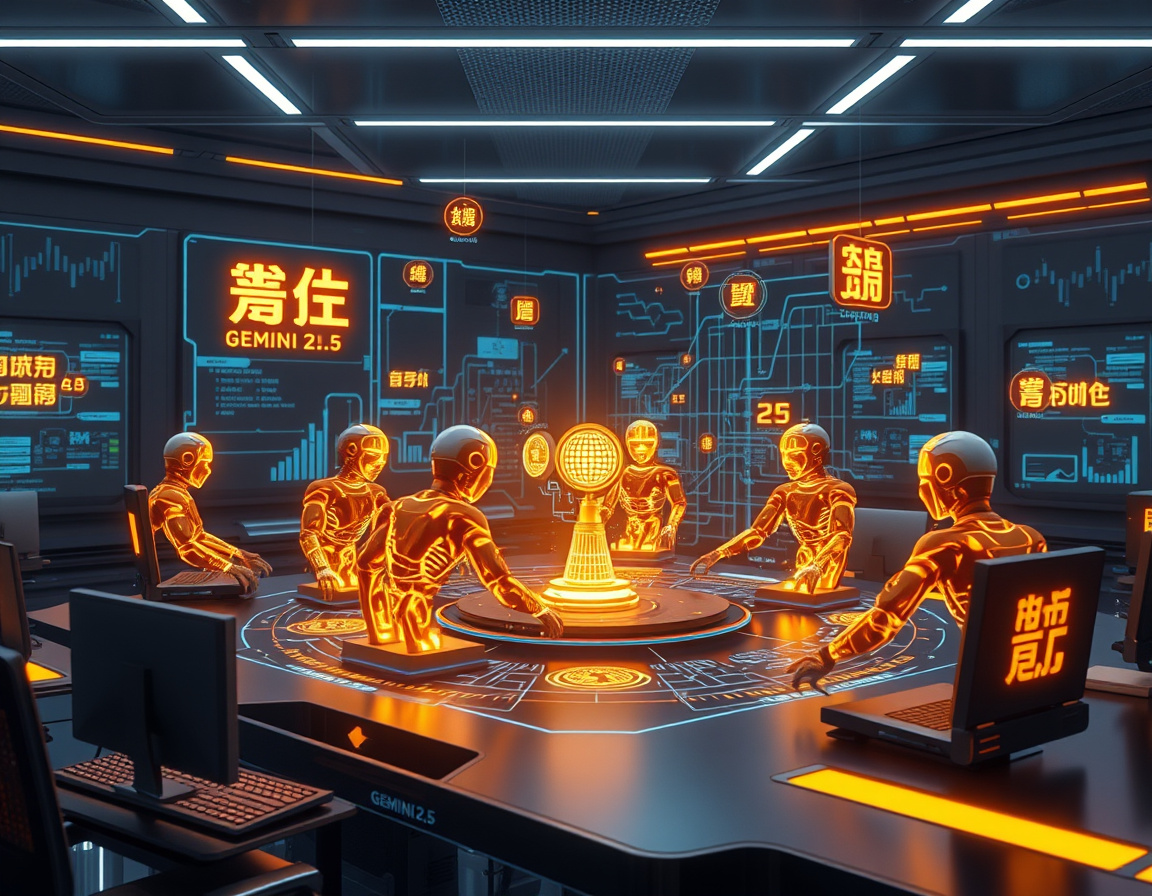 谷歌Gemini 2.5多智能体思考示意