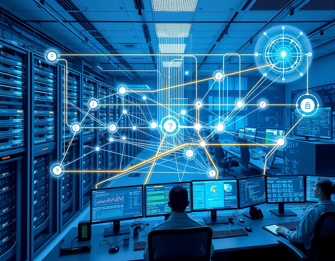 算力互联互通示意图