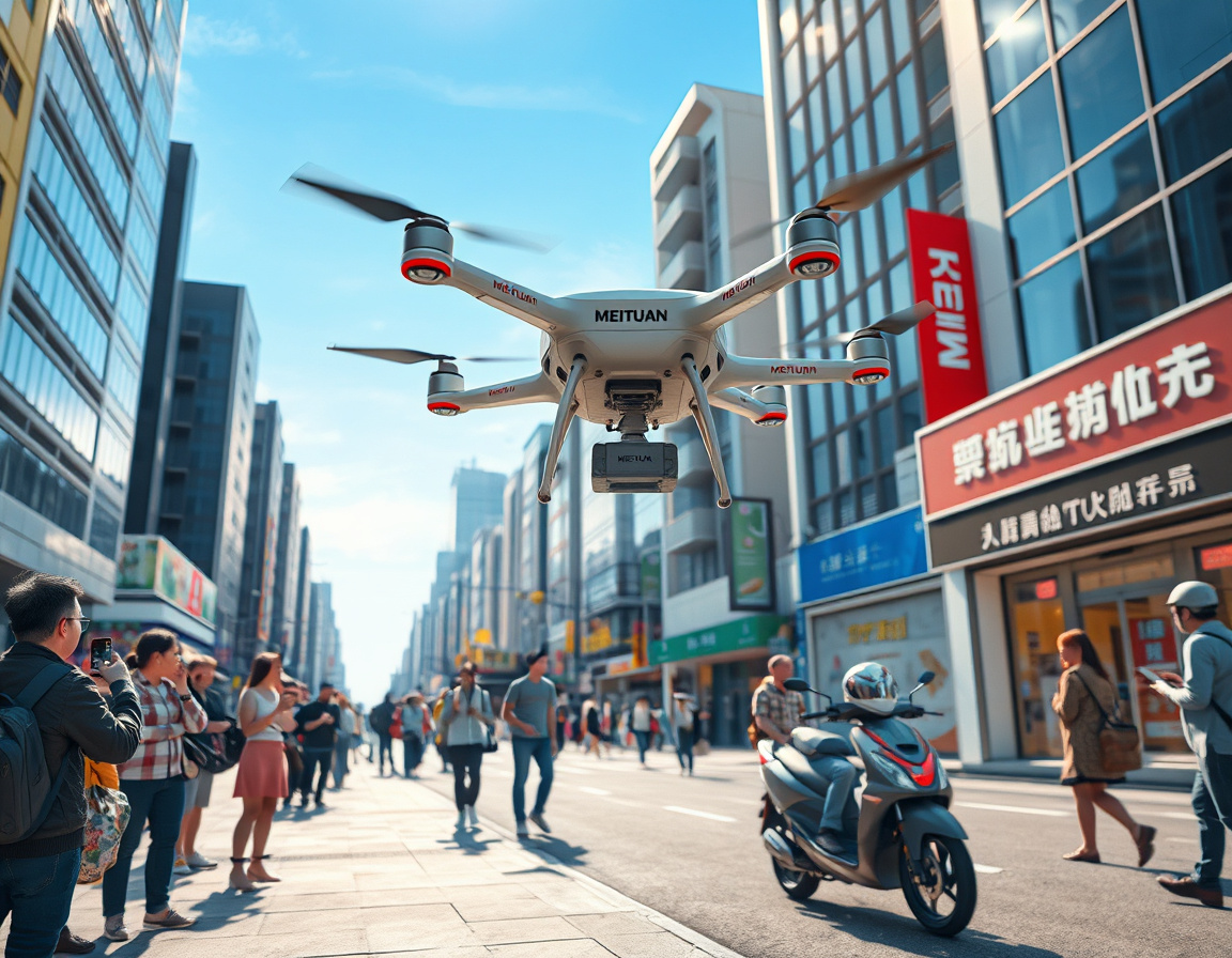 美团无人机配送起飞 美团无人机配送起飞