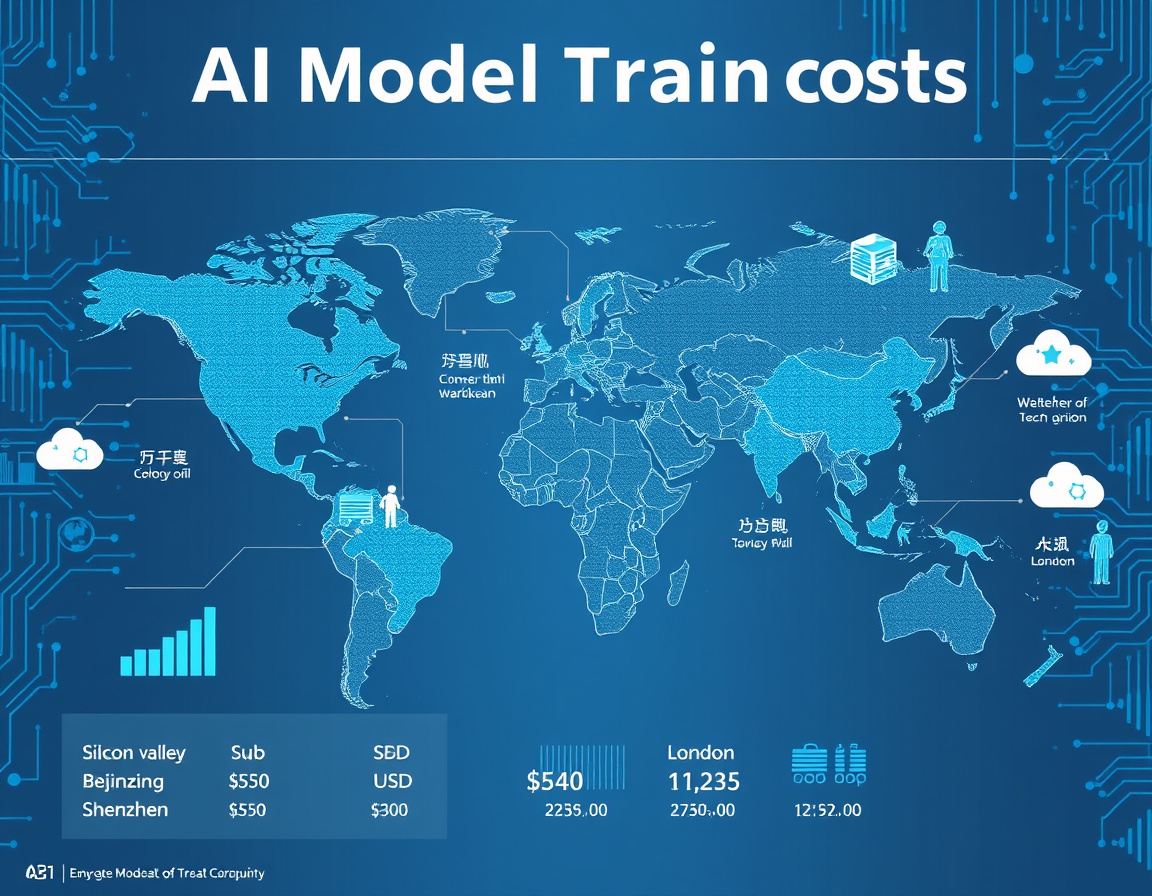 全球AI模型训练成本对比 全球AI模型训练成本对比