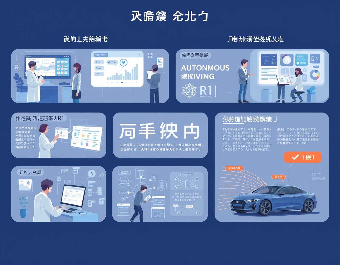 DeepSeek R1应用场景示意图