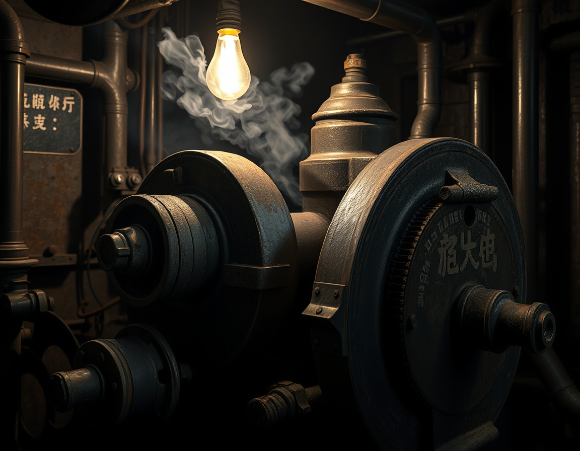 Old engine steady running
