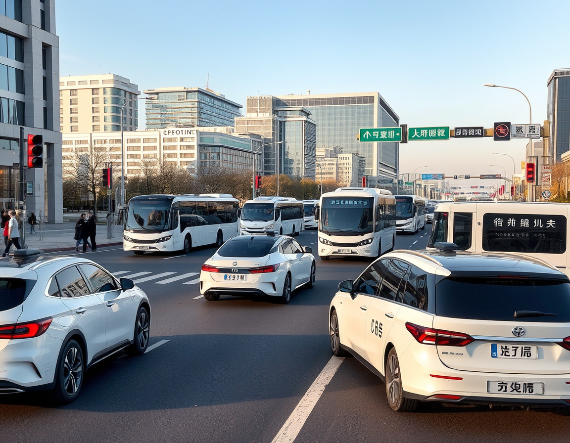 北京经开区自动驾驶车辆示范