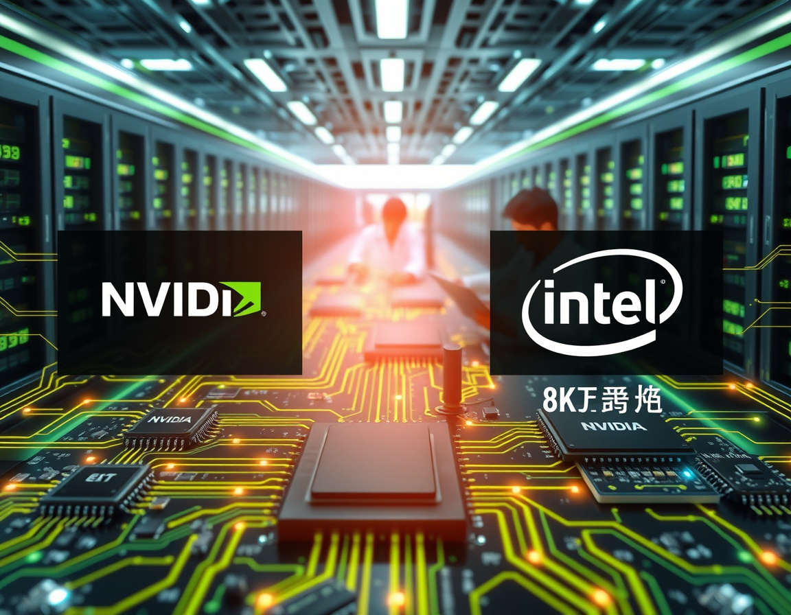 英伟达与英特尔合作示意图