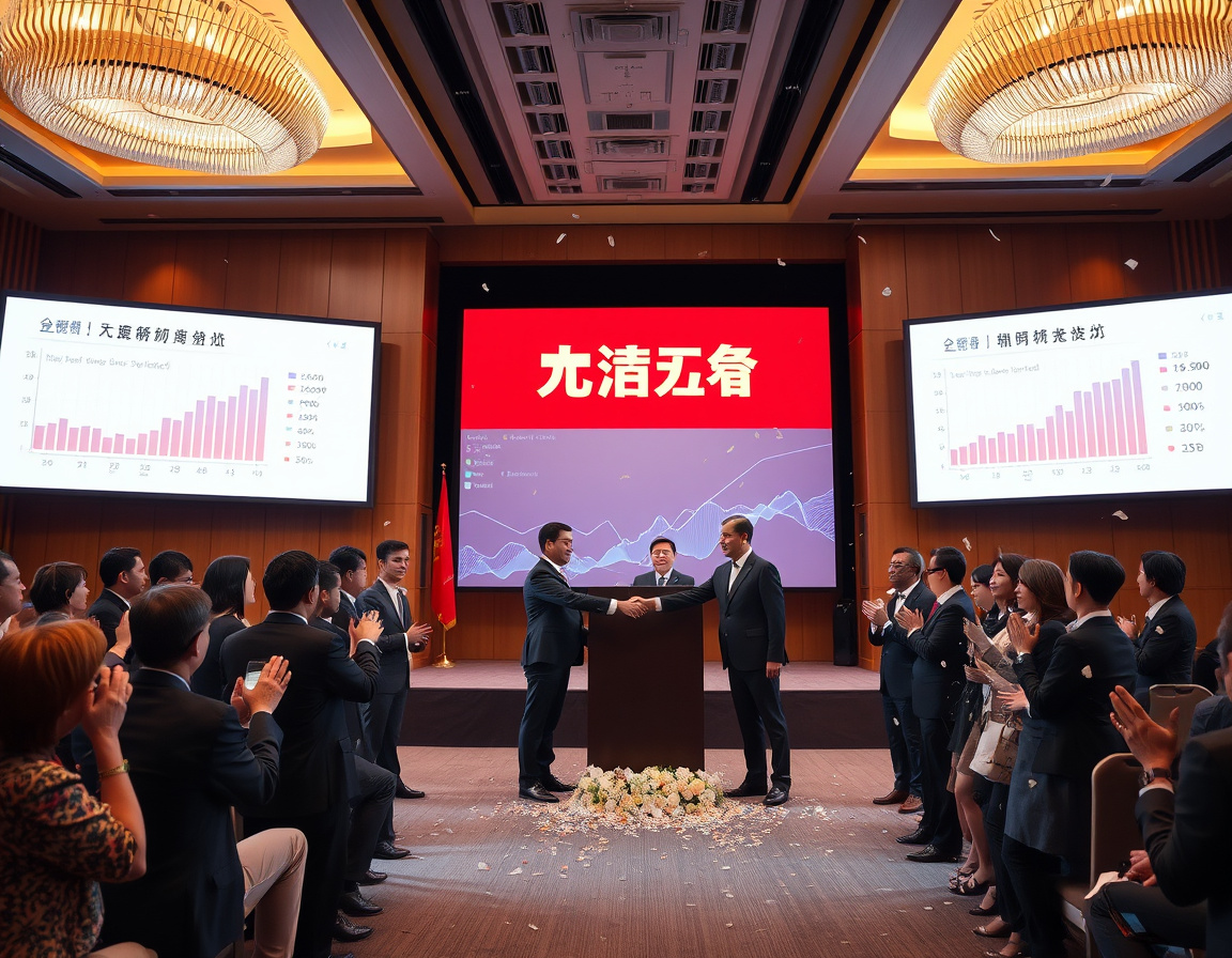 重大融资仪式现场