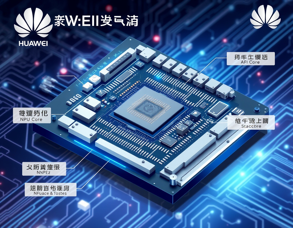 华为昇腾芯片示意图
