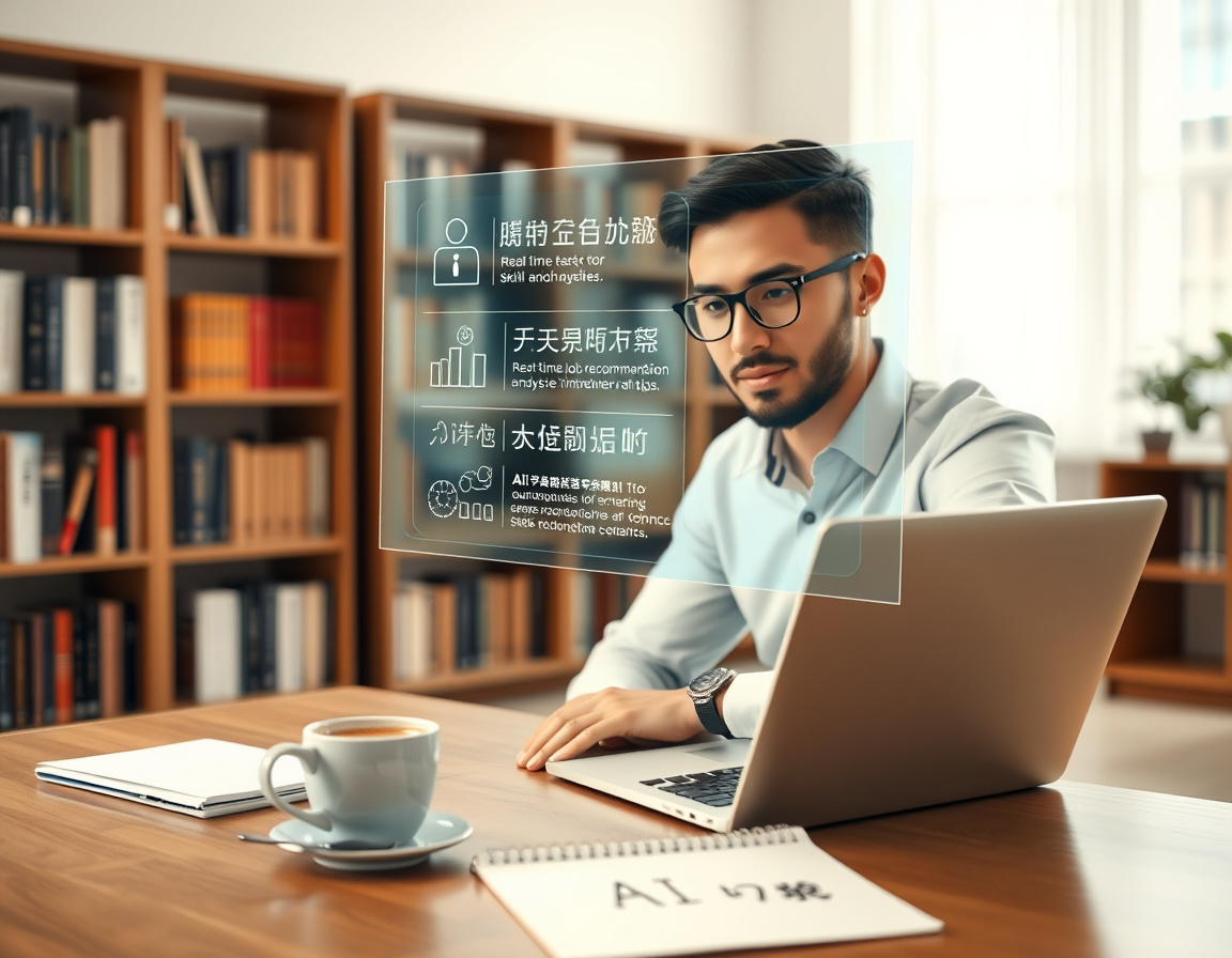 AI辅助求职示意