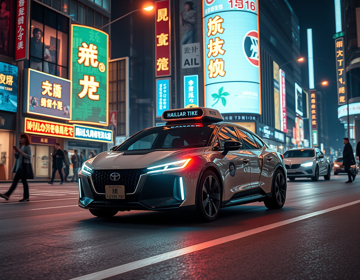 无人驾驶出租车测试