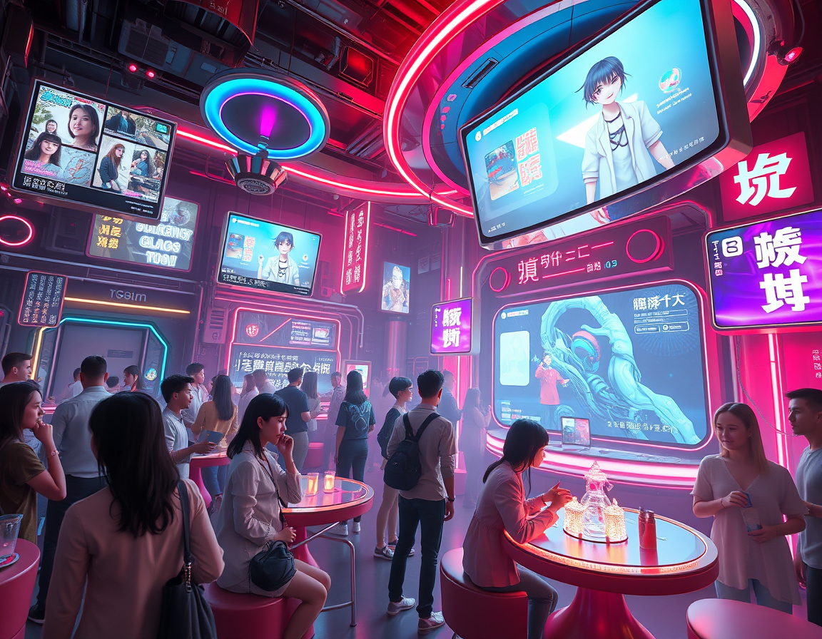 未来数字虚拟社交场景