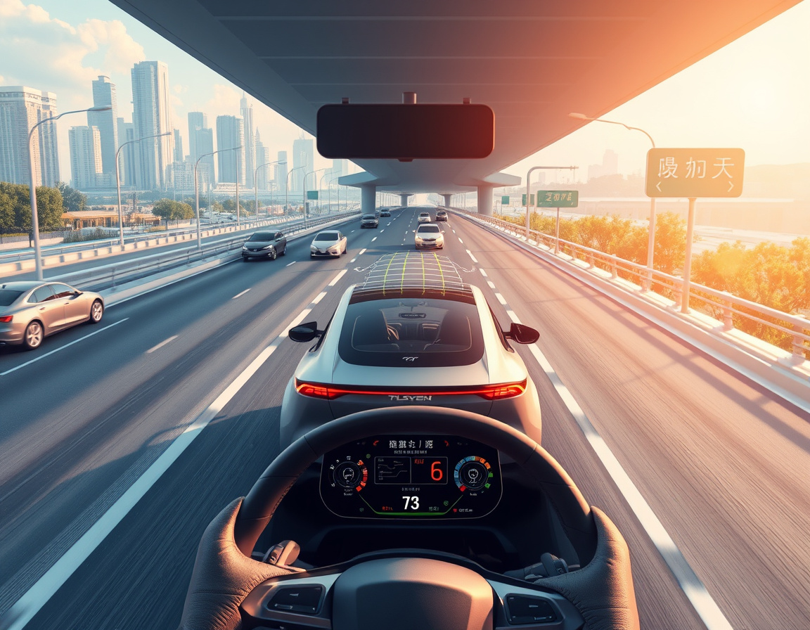 2025年L3自动驾驶示意图