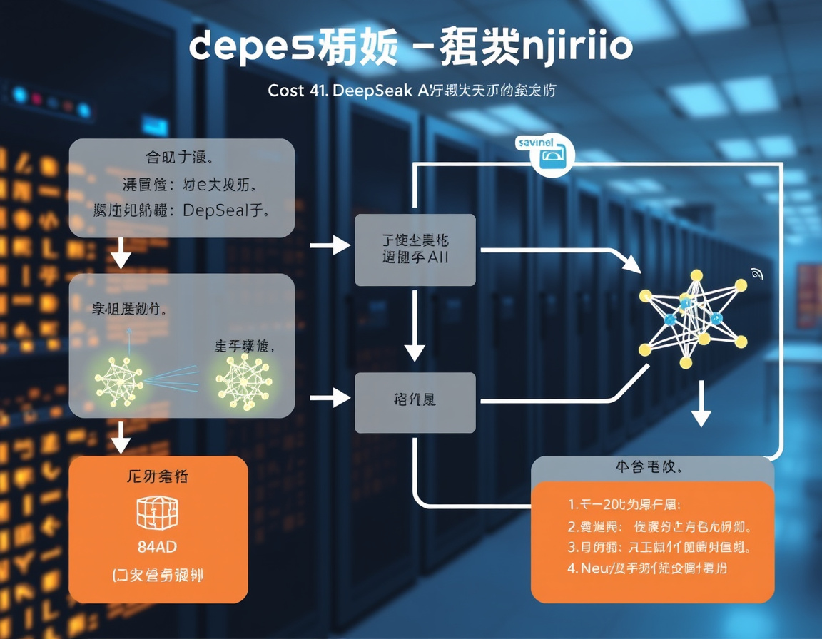 DeepSeek低成本训练示意图 DeepSeek低成本训练示意图
