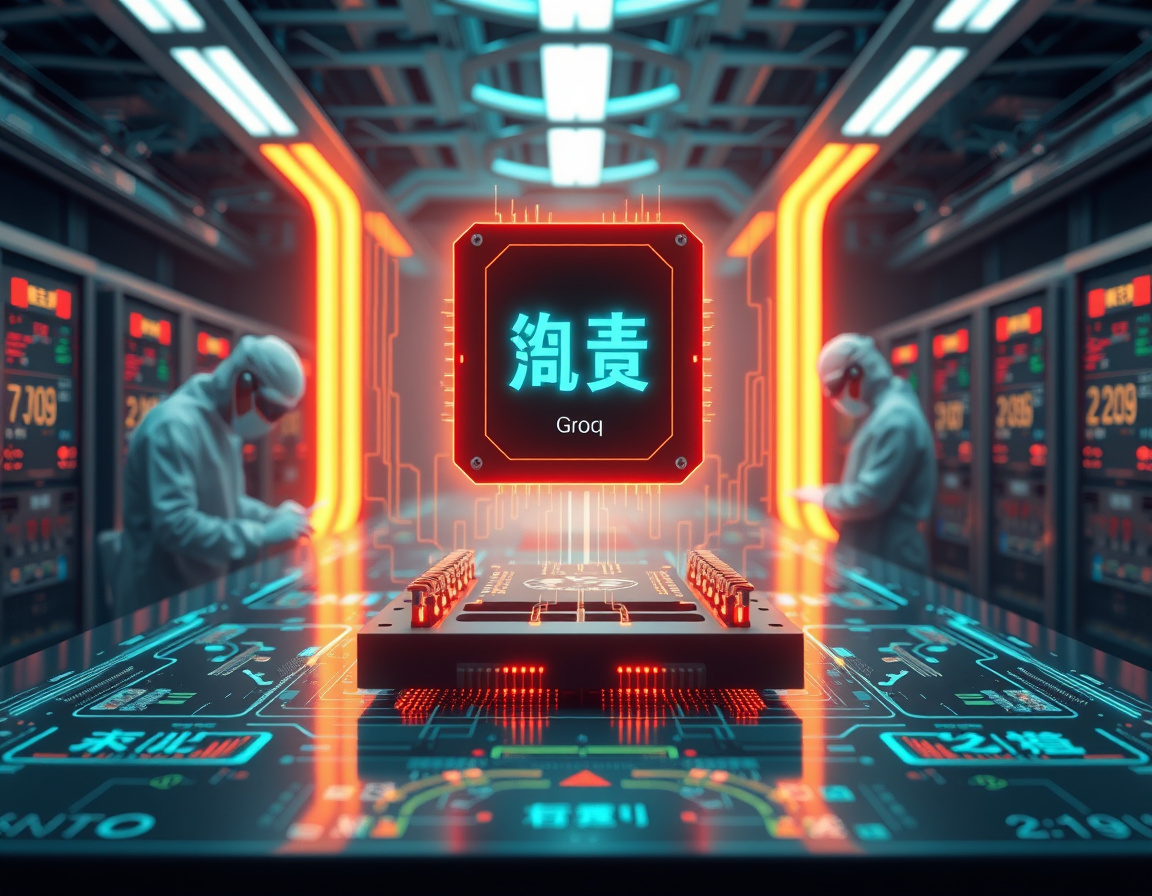 Groq芯片展示