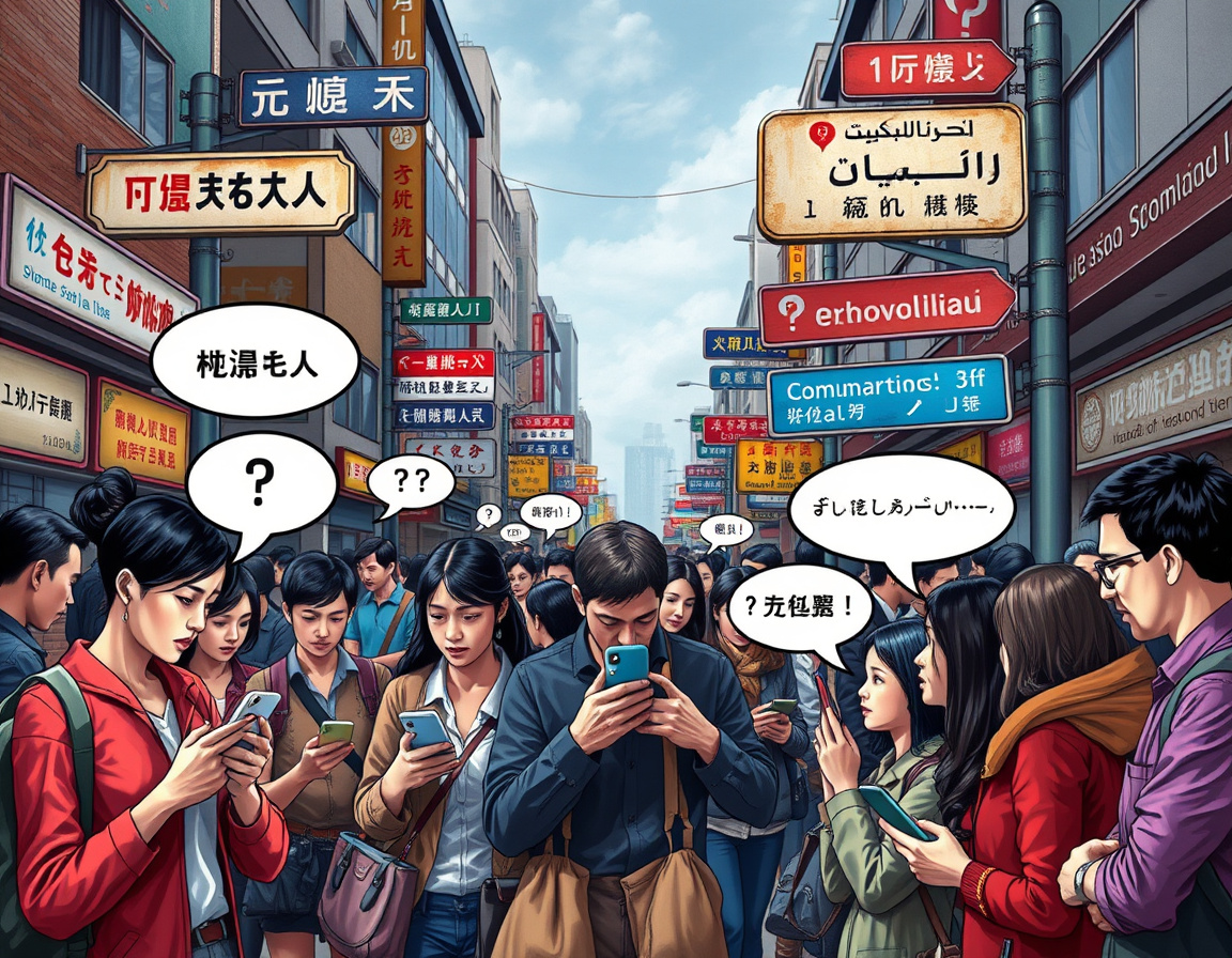 语言壁垒与传播差异