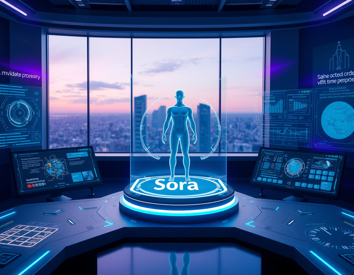 Sora多角度视频生成示意