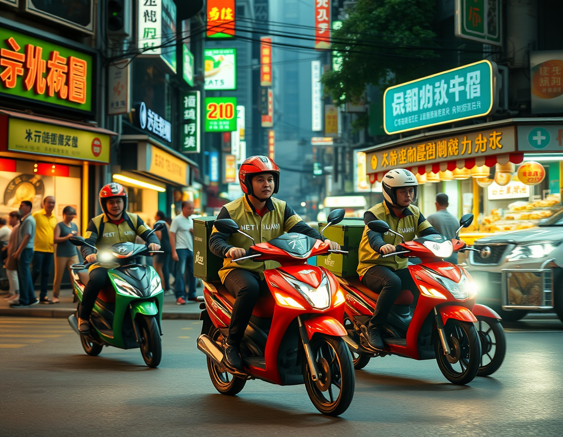 三大外卖平台激战